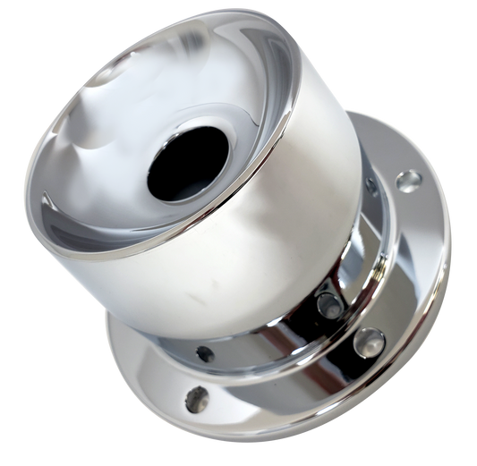 FRONT OIL CAP COVER  FOR 4-1/2"BOLT PATTERN  W/DISHED TOP (CF0C-6D)