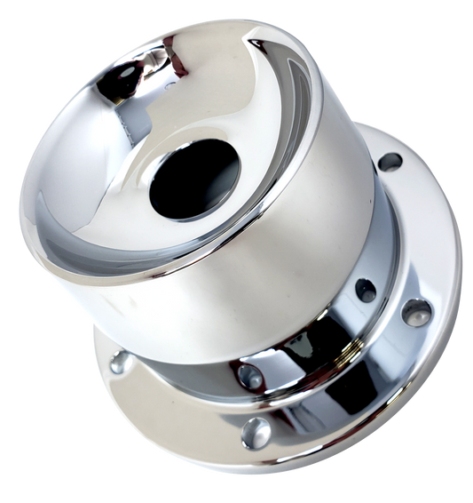 FRONT OIL CAP COVER FOR 5-1/2" BOLT PATTERN W/DISHED TOP (CF0C-7D)