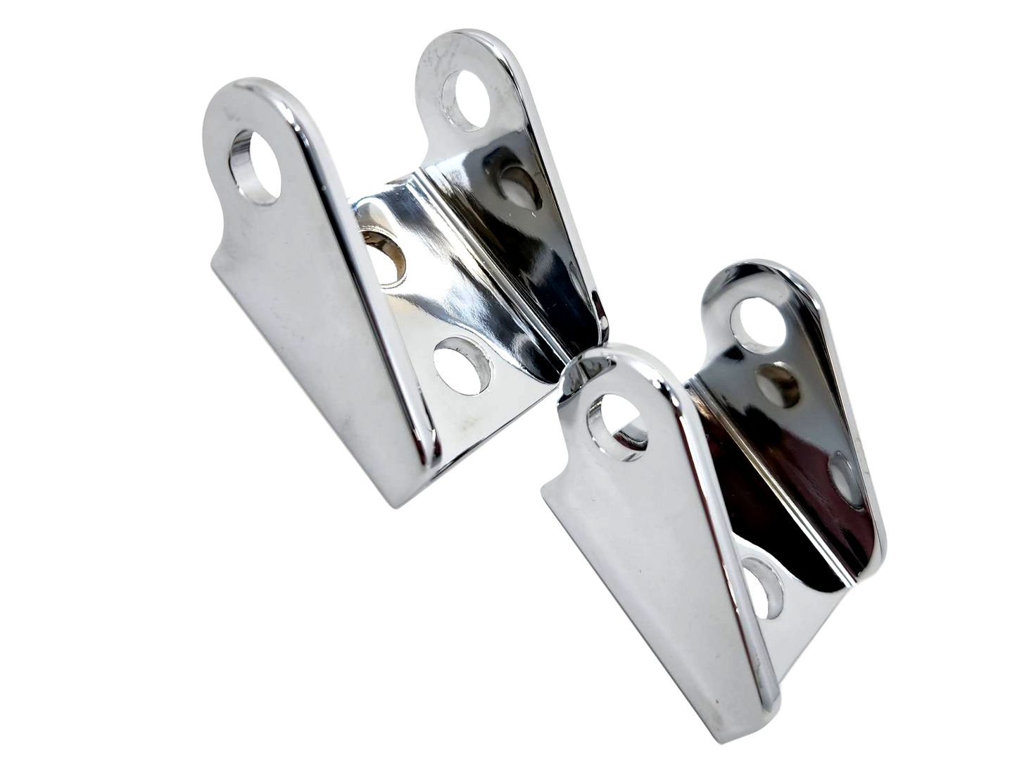 CHROME PLATED BILLET ALUMINUM HOOD LATCH LG & SM (PACK OF 4) (CHL-4)